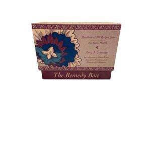Vintage The Remedy Box Handbook 178 Recipe Cards Better Health Amy J Conway 1994
